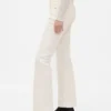 Pantaloni lunghi e slim in velluto a coste a vita bassa
