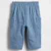 Pantaloni per neonati in garza di cotone con orsetto Brannan