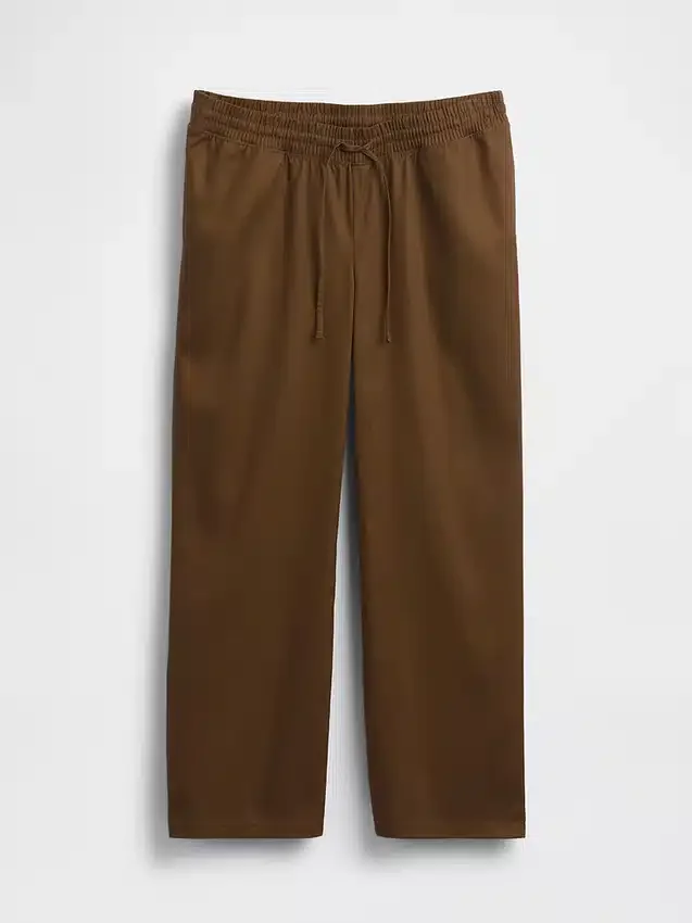 Pantaloni premaman in twill sotto il pancione