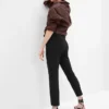 Pantaloni premaman slim a pannello intero