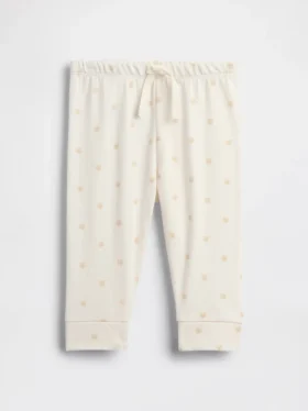 Pantaloni senza chiusura in cotone biologico “Baby First Favorites”