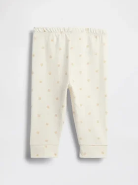 Pantaloni senza chiusura in cotone biologico “Baby First Favorites”