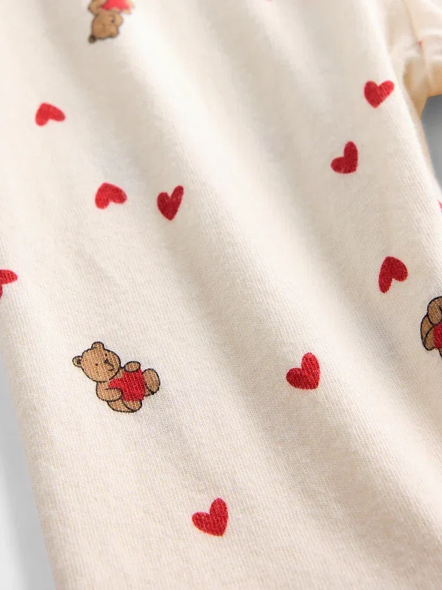 Pantaloni senza chiusura in cotone biologico “Baby First Favorites”