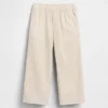 Pantaloni senza chiusura per neonato & bebè in misto lino e cotone