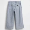 Pantaloni senza chiusura per neonato & bebè in misto lino e cotone