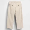 Pantaloni senza chiusura per neonato & bebè in misto lino e cotone