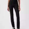 Pantaloni skinny a vita alta in maglia doppia