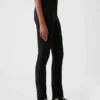 Pantaloni skinny a vita alta in maglia doppia