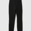 Pantaloni skinny a vita alta in maglia doppia