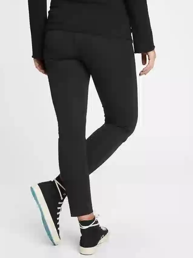 Pantaloni skinny premaman a pannello intero con tessuto bi-elastico