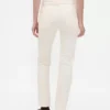 Pantaloni slim dritti in velluto a coste a vita alta stile anni ’90