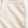 Pantaloni slim dritti in velluto a coste a vita alta stile anni ’90