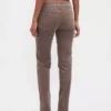 Pantaloni slim dritti in velluto a coste a vita bassa in stile anni ’90