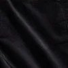 Pantaloni slim dritti in velluto a vita bassa in stile anni ’90