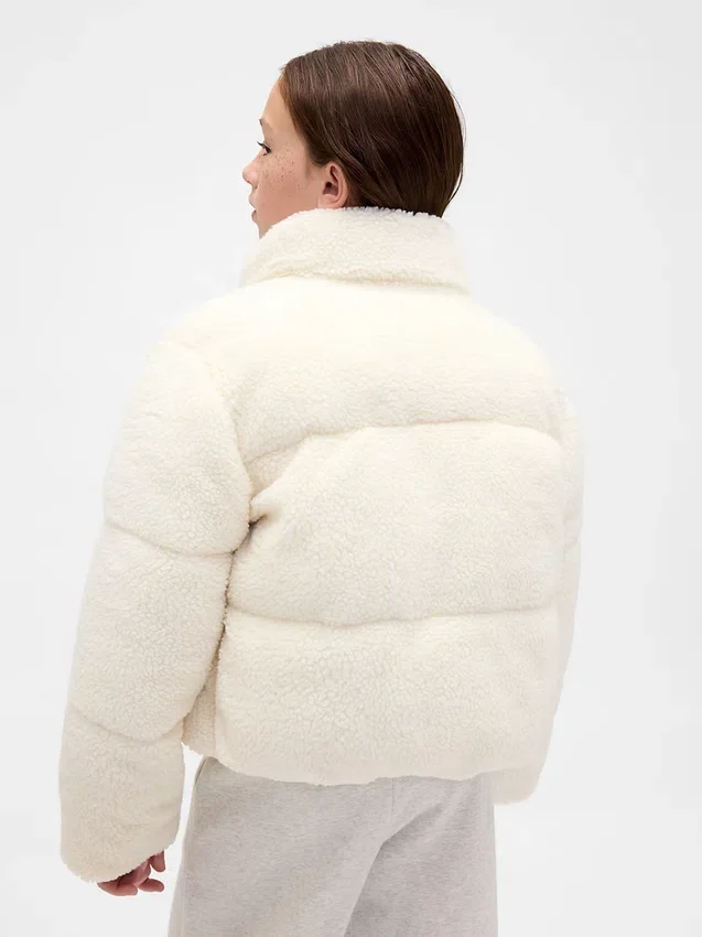 Piumino da bambino in sherpa