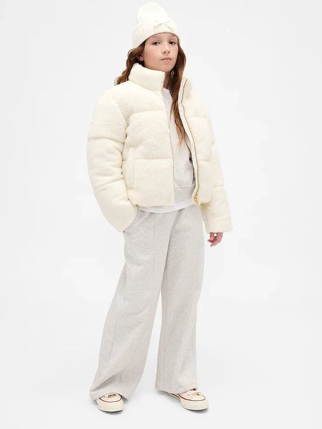 Piumino da bambino in sherpa