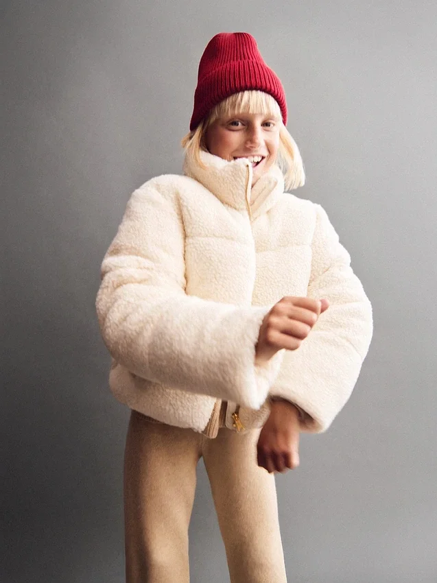 Piumino da bambino in sherpa