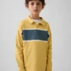 Polo da bambino in tessuto pesante dal taglio morbido