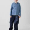 Polo da bambino in tessuto pesante dal taglio morbido