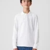 Polo da uniforme in cotone biologico per bambini