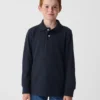 Polo da uniforme in cotone biologico per bambini