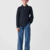 Polo da uniforme in cotone biologico per bambini