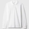 Polo da uniforme in cotone biologico per bambini