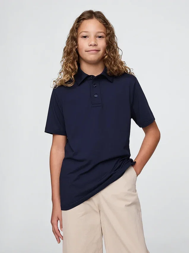 Polo da uniforme per bambini ad alte prestazioni