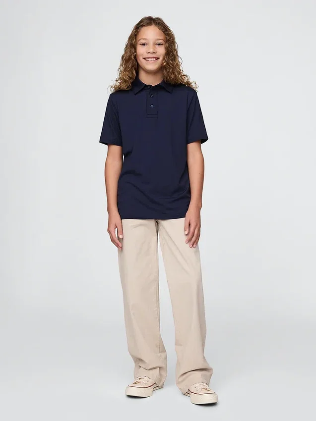Polo da uniforme per bambini ad alte prestazioni