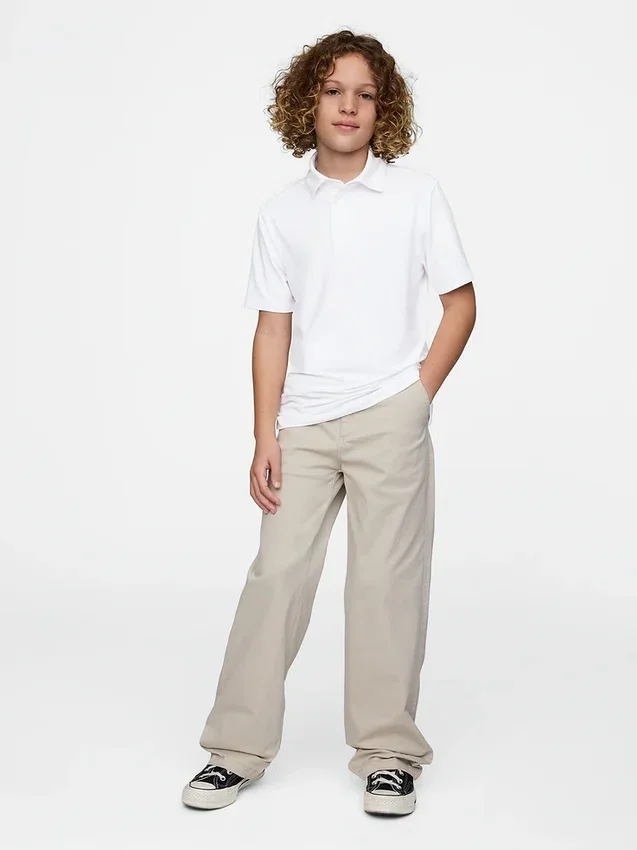 Polo da uniforme per bambini ad alte prestazioni