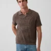 Polo in maglia a rete