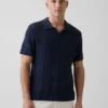 Polo in maglia a rete