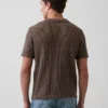 Polo in maglia a rete