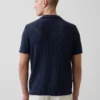 Polo in maglia a rete
