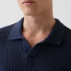 Polo in maglia a rete