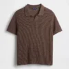 Polo in maglia a rete