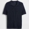 Polo in maglia a rete