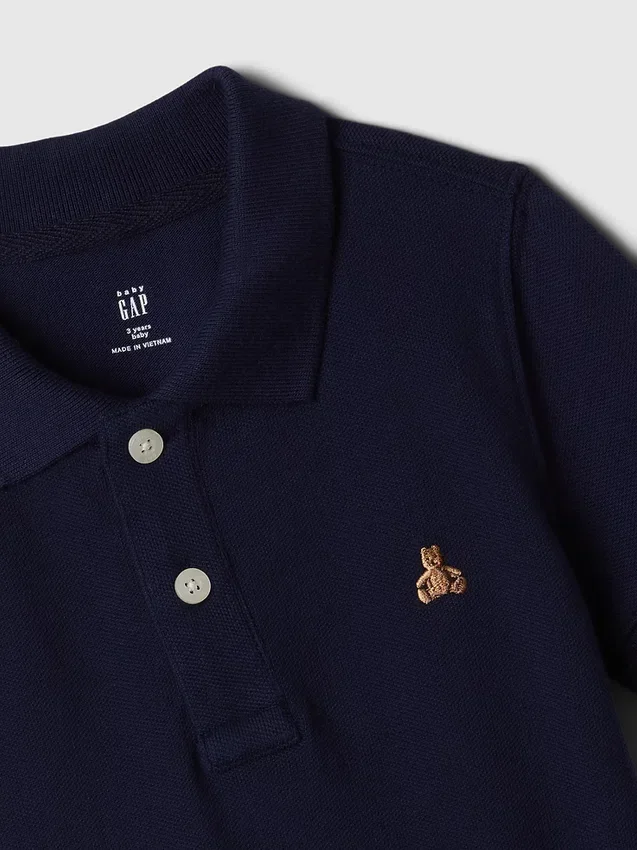 Polo in piqué per neonato & bebè