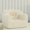 Poltrona in schiuma con logo babyGap in velluto a coste