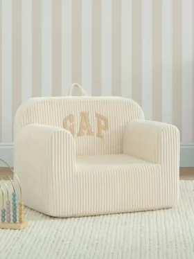 Poltrona in schiuma con logo babyGap in velluto a coste