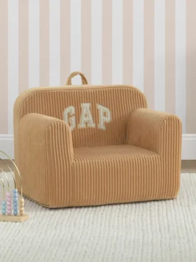Poltrona in schiuma con logo babyGap in velluto a coste