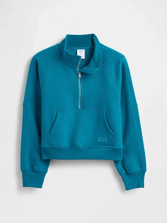 Pullover da bambino Vintagesoft con mezza zip
