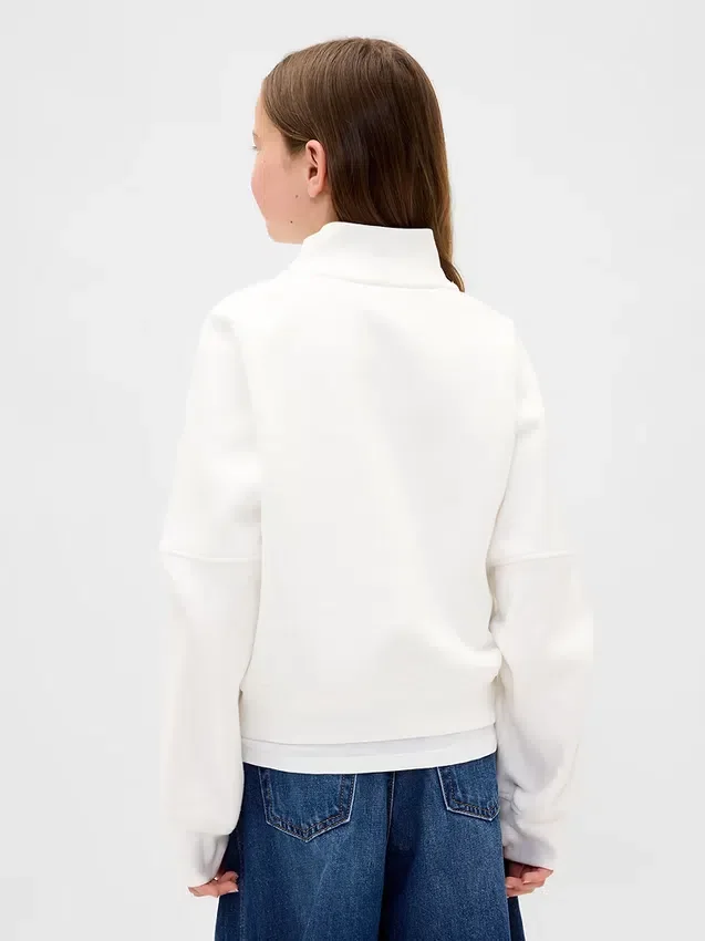Pullover da bambino Vintagesoft con mezza zip