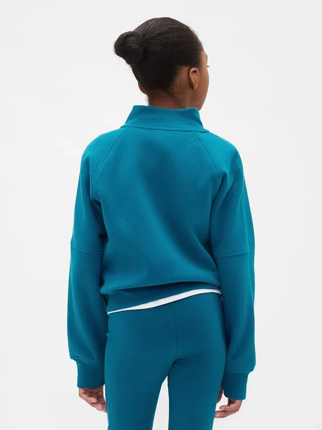 Pullover da bambino Vintagesoft con mezza zip