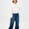 Pullover da bambino Vintagesoft con mezza zip