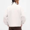 Pullover oversize pesante con logo e chiusura a un quarto di zip