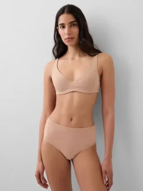 Reggiseno senza imbottitura in cotone biologico elasticizzato
