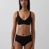 Reggiseno senza imbottitura in cotone biologico elasticizzato