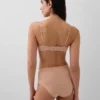 Reggiseno senza imbottitura in cotone biologico elasticizzato