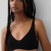 Reggiseno senza imbottitura in cotone biologico elasticizzato